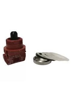 Ge power 181301 077lrnvj luz de advertencia con resistencia 110-120v